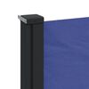 vidaXL Retractable Side Awning Blue