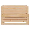 vidaXL Day Bed Natural Wood Solid Pinewood 2x