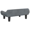 vidaXL Kids Sofa Dark Grey