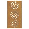 vidaXL Garden Wall Decoration Regular metal color (will rust) Corten steel