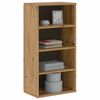vidaXL Side Cabinet Honey Solid pine wood with engineered wood