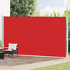 vidaXL Side Awning Red