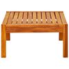 vidaXL Garden Table Acacia Wood Solid Acacia wood 33.5 x 22.4 x 11.4 in