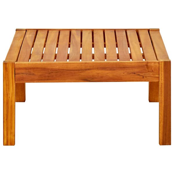vidaXL Garden Table Acacia Wood Solid Acacia wood 33.5 x 22.4 x 11.4 in