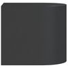 vidaXL Outdoor Wall Light Black Die-cast Aluminum, Glass
