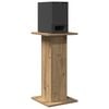 vidaXL Speaker Stands 2 pcs Artisian Oak 11.8x11.8x23.6" Engineered Wood