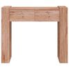 vidaXL Console Table Teak Solid Teak Wood 35.4 in Console Table