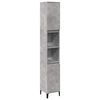 vidaXL Bathroom Furniture Set Concrete Gray Engineered wood, metal Medium