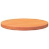 vidaXL Table Top Wax Brown Solid Pine Wood 15.7 in diameter Durable