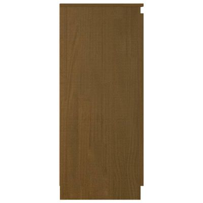 vidaXL Sideboard Honey Brown 23.6"x14.2"x33.1" Solid Pinewood