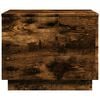 vidaXL Coffee Table Smoked Oak Engineered Wood Medium Coffee Table