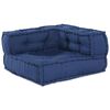 vidaXL Modular Sofa 3 pcs Indigo 55.12 x 27.56 x 14.17 in Fabric