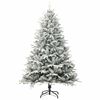 vidaXL Artificial Pre-lit Christmas Tree Green 70.9" PVC and PE