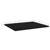 vidaXL Shelf Set of 4 Black Engineered wood 23.6 x 19.7 in Simplistic