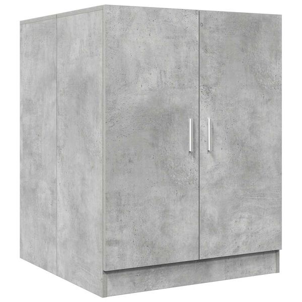 vidaXL Washing Machine Cabinet Concrete Gray 28"x28.1"x36"