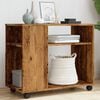 vidaXL Side Table Old Wood Engineered Wood Medium Side Table