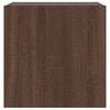 vidaXL TV Wall Cabinet Set of 2 Brown Oak Engineered wood Medium