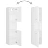 vidaXL Bathroom Furniture Set White Engineered Wood Medium