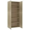 vidaXL Shoe Cabinet Sonoma oak Engineered wood Standard Shoe Cabinet