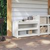 vidaXL Kitchen Cabinet White 41.73 x 21.65 x 25.20 in Solid Pine Wood