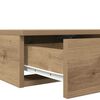 vidaXL Bed Drawers Artisan Oak 39.37 x 14.37 x 6.50 in Engineered Wood