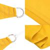 vidaXL Sunshade Sail Yellow High-density polyethylene (HDPE)