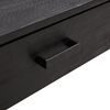vidaXL Coffee Table Black Solid Pinewood 35.4x19.7x13.8 in Coffee Table