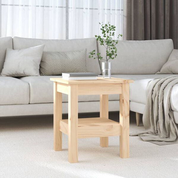 vidaXL Coffee Table Natural Wood Solid pinewood (not treated) Coffee Table