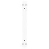vidaXL Dining Table Leg Set of 2 White Powder-Coated Steel Standard