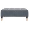 vidaXL Sofa Bed Dark Grey Velvet (100% polyester), wood, metal Compact