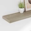 vidaXL Wall Shelf Oak Honeycomb MDF Large Wall mounting