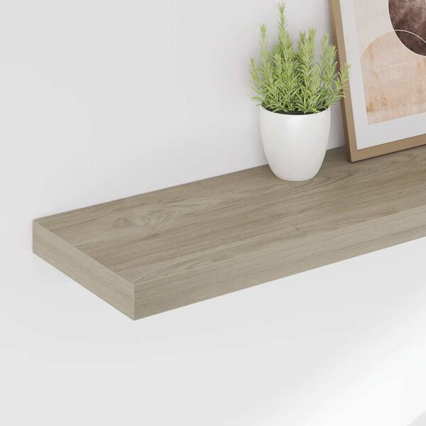 vidaXL Wall Shelf Oak Honeycomb MDF Large Wall mounting