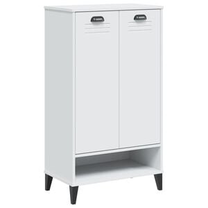 vidaXL Shoe Storage White Engineered wood, plastic Medium Shoe Storage