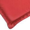 vidaXL Sun Lounger Cushion Red Oxford fabric (100% polyester), foam fibre