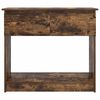 vidaXL Console Table Smoked Oak Engineered Wood Medium Console Table