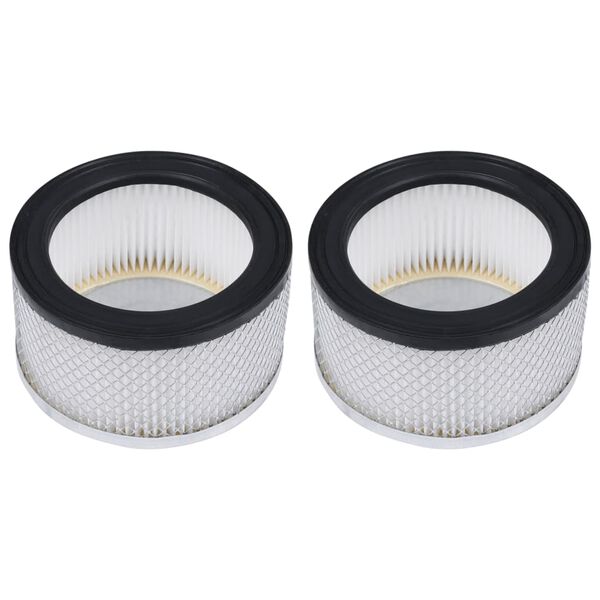 vidaXL HEPA Filters 2 pcs for Ash Vacuum Cleaner Washable