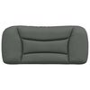 vidaXL Headboard Cushion Dark Grey Polyester with PP Fiber Filling