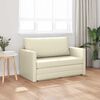 vidaXL Sofa Bed Cream 48.82 x 27.95 x 30.71 in Velvet