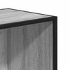 vidaXL Bookcase Grey sonoma Engineered wood Tall Bookcase Rectangular