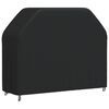 vidaXL Bbq Cover Set of 2 Black 420D Oxford fabric with PU coating Large