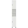 vidaXL Bathroom Tall Cabinet High gloss white 30 x 35 x 192 cm