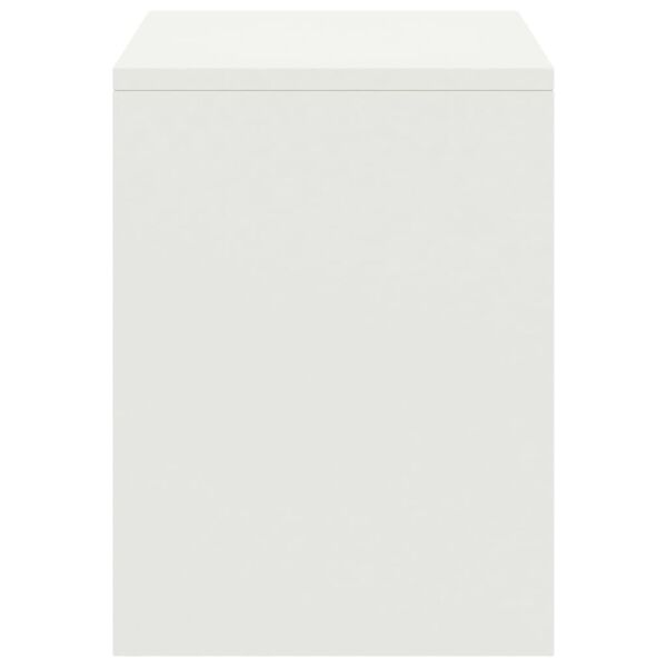 vidaXL Bedside Cabinet White Solid Pine Wood Standard Bedside Cabinet