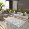 vidaXL Outdoor Carpet Grey Polypropylene 47.2 x 70.9 in Pattern