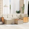 vidaXL Garden Sofa Set Beige