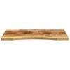 vidaXL Desk Top Natural wood Solid rough mango wood