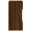 vidaXL TV Wall Cabinet Brown Oak Engineered Wood Medium TV Wall Cabinet