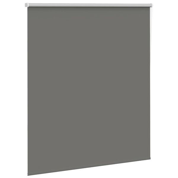 vidaXL Roller Blind Grey Polyester 55.1 x 59.1 in Adjustable Armrests