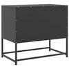 vidaXL TV Cabinet Black Steel Standard Storage TV Cabinet