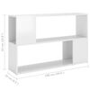 vidaXL Book Cabinet High gloss white Engineered wood Medium Book Cabinet