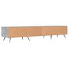 vidaXL TV Cabinet Concrete Grey Engineered wood 59.1x14.2x11.8 in